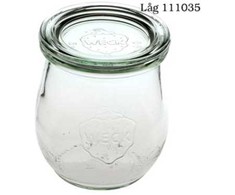 Weck Tulip patentinis stiklainis 220 ml Ø7.18x8 cm be dangtelio, 48 vnt./kartono