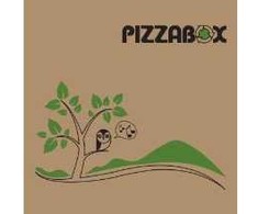 Multi Picos dėžutė TWK/242/E Modelis C I24xP24xA3cm ruda su spauda Pizzabox, 100 vnt./kartonas