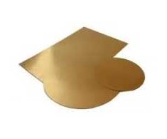 Multi Vienkartinė maisto talpa Plano 400x600 mm auksinė, skirta 7096-50, 50 vnt./kartono