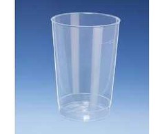 Multi Plastikinis puodelis 20 cl Ø67 mm H98 mm daugkartinis PP pusiau permatomas, 20 vnt. x 40/dėžė