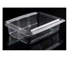 Multi Vienkartinė stiklinė Catersource 1250 ml 140x195x60 mm kvadratinė su atlenkiamu dangteliu RPET permatoma, 100 vnt.