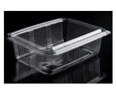 Multi „Cateresource“ plastikiniai puodeliai 1500 ml, 140x195x70 mm, kvadratiniai, su RPET dangteliu, skaidrūs (4 vnt. x 100 vnt./dėžutėje)