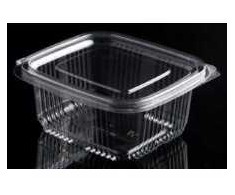 Multi Vienkartinė stiklinė Catersource 375 ml 85x97x53 mm kvadratinė su atlenkiamu dangteliu RPET permatoma, 10 pak. x 100 vnt./kartonas