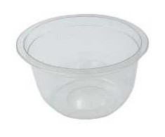 Multi Plastikinė apvali stiklinė 200 ml Ø95xH53mm RAPET PET skaidri, 50 vnt./pak. – (50 vnt.)