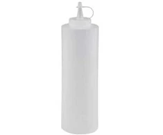 Multi Plastflaske 700 ml Ø7x24 cm med Tud/Skruelåg Klar,1 stk