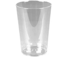 Abena Plastikinė stiklinė 10 cl, 75 mm Ø55 mm PS permatoma, 40 vnt./pak. (40 vnt.)
