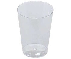 Abena Plastikinė stiklinė 10 cl, 75 mm Ø55 mm PS permatoma, 40 vnt./pak. (40 vnt.)