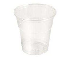 Multi Plastikinis puodelis 20 cl Ø78x78 mm atskirai supakuotas PET permatomas (1000 vnt./kartonas)