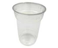 Multi Plastikinis puodelis 20 cl Ø78x89 mm EU270 RPET permatomas, 50 vnt./pak.