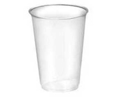 Multi Plastikinis puodelis 20 cl Bioware H 95 mm Ø70 mm PLA permatomas, 30 vnt. x 100 vnt./kartoninėje dėžėje