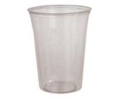 Multi Plastikiniai puodeliai 40 cl Ø95x120 mm Lux PS permatomi, 75 vnt./pak