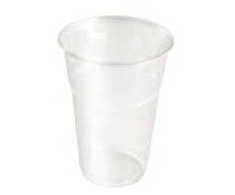 Multi Plastikinis puodelis 40 cl Ø95xH135mm bioplast PLA permatomas, 16 vnt. x 50 vnt./kartonas