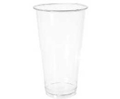 Multi Plastikinis puodelis 50 cl Bioware H164 mm Ø95 mm biologiškai skaidus PLA permatomas 16 vnt. x 50 vnt./kartonas
