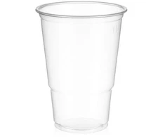 Plastikinė stiklinė Catersource 40 cl Ø95x125 mm PP permatoma - (16 maišai x 50 vnt./dėžėje)