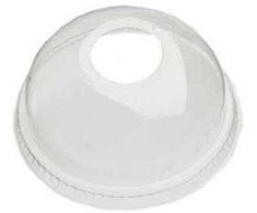 Multi Plastikinis žemas Ø95 mm Kupolas su anga siurbimo vamzdžiui RPET Skaidrus, 50 vnt./pak. - (50 vnt.)