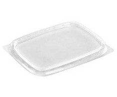 Multi Plastikiniai dangteliai 108x82 mm PP salotų dubenėliams 108x82 mm, 20 pakelių x 50 vnt./kartonas