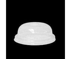 Multi Plastikinis dangtelis Ø10xH3 cm su kupolu ir skyle 12/14/16 oz stiklinėms, 100 vnt./pak.