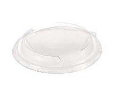 Multi Plastikinis dangtelis Ø151x10 mm apvalus, labai kompostuojamas PLA, skaidrus, dėklei 600 ml, 10 vnt. x 50 vnt./kartonas
