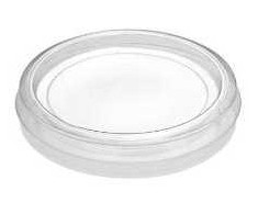 Multi Plastikinis dangtelis Ø70 mm, biologiškai skaidus PLA, skaidrus padažo indeliams vnr 121411, 20 vnt. x 100 vnt./kartonas