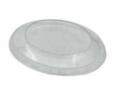 Multi Plastikinis dangtelis Ø95 mm RPET desertiniams puodeliams 200 ml, Ø95 mm permatomas, 50 vnt./pak.