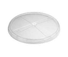 Multi Plastikinis dangtis K5321-1 Ø330x22,7 mm, skaidrus APET modelis Ø321 picos/tapaso padėklams, 120 vnt. dėžėje