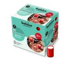 Multi Relight pakaitinė šerdelė, degimo laikas 30 valandų, stiklinėms žvakėms, raudona, 80 vnt./dėžėje