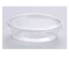 Multi Salotų dėžutė Clearshow 150 ml 150x112x31 mm ovali, su atlenkiamu dangteliu RPET permatoma, 16 pak. x 50 vnt./kartonas