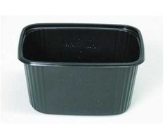 Multi Salotinė 250 g 108x82x47 mm stačiakampė PS juoda, 10 pakelių x 100 vnt. į kartoninę dėžę