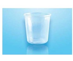 Multi Salotų dubenėlis 500 ml Ø101x103 mm apvalus PP permatomas, 10 pak. x 100 vnt./kartonas