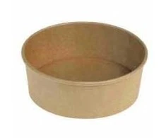 Multi Apvalus salotų dubuo Catersource, 750 ml, Ø148 mm x 61 mm, rudas, su PE, 6 vnt. x 50 vnt. dėžutėje