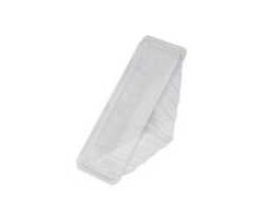 Multi Sumuštinių dėklė 180x68x80 mm 3 sumuštiniams su dangteliu, permatomas PET, 100 vnt./pak.