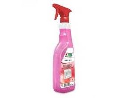 Multi Sanitarinės patalpos valymo priemonė SANET, paruošta naudoti, su kvepalais ir alkoholiu, 750 ml, raudona, 10 fl. p. x 750 ml/dėžutė