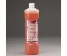 Multi Sanitarinis valiklis „Sani 100 W1b“ šarminis su dažikliu/kvapikliu, 1 l, raudonas, 6 skysčio talpos x 1 l/dėžėje