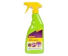 Multi Stipriai rūgštus vonios ir sanitarinių patalpų valymo priemonė Borup Power Bad &amp; Sanitet 1 l su purkštuku be kvapo, 6 x 500 ml/dėžė