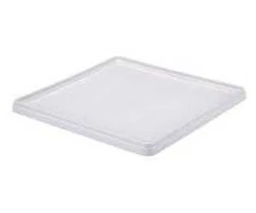 Multi Washing basket lid, 50x50 cm, baltas