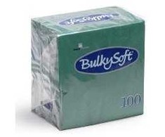 Multi Napkin Bulkysoft 24x24 cm 2-ply žalias, 20 packs x 100 pcs/carton