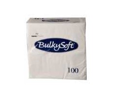 Multi BulkySoft servetėlės 40x40 cm 3 sluoksnių 1/8 lankstymo baltos (10 pak. x 100 vnt./kartonas)