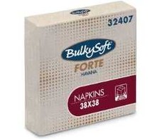 Multi Bulkysoft servetėlės 38x38 cm 2 sluoksnių natūralios 42 pakeliai po 40 vnt./kartonas