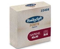 Multi Servetėlės Bulkysoft 40x40 cm 2 sluoksnių natūralios 20 pakelių x 100 vnt./dėžėje