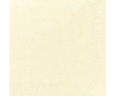 Duni napkins 33x33 cm 3-ply cream 125 pcs, 125 pcs/pack