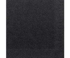 Duni napkins 33x33 cm 3-ply juodas, 125 pcs/pack