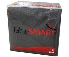 Duni Serviet TableSMART 33x33 cm 3-lag sort - (8 pakker x 125 stk.)