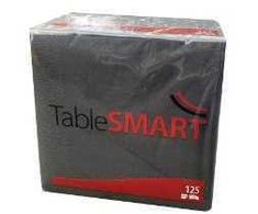Duni Serviet TableSMART 33x33 cm 3-lag sort - (8 pakker x 125 stk.)