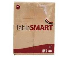 Multi Stalo servetėlės SMART 40x32 cm airlaid stalo įrankiams, natūralios spalvos, 24 pakuotės po 40 vnt. kartoninėje dėžėje