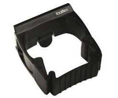 Multi Veleno laikiklis „Toolflex Motion“ 15–35 mm, plastikinis, juodas, tvirtinimui prie bėgelio, 40 vnt./dėžutėje