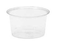 Multi Desertinė lėkštė Trend 180 ml Ø85x45 mm apvali permatoma PET, 20 vnt. x 50 vnt./kartoninė dėžė