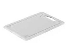 Multi Pjovimo lenta 50x30x2 cm su sulčių grioveliu, plastikinė, balta, vnt.