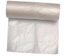 Multi Kibirėlio įdėklas 30 l, B500 x L600 mm, 7 my HDPE su sulankstytu kompaktiniu permatomu, 25 rulonai x 50 vnt./dėžėje