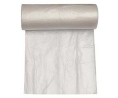 Multi Šiukšlių maišai 40 l B600xL600mm 7my HDPE su užlenkimu kompaktiški permatomi, 20 ritinėlių x 50 vnt./dėžėje