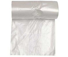 Multiline Šiukšlių maišas įdėklas 50 l, B600xL850 mm, 16 my LDPE su atvartu, kompaktiškas, permatomas, 50 vnt./ritinyje